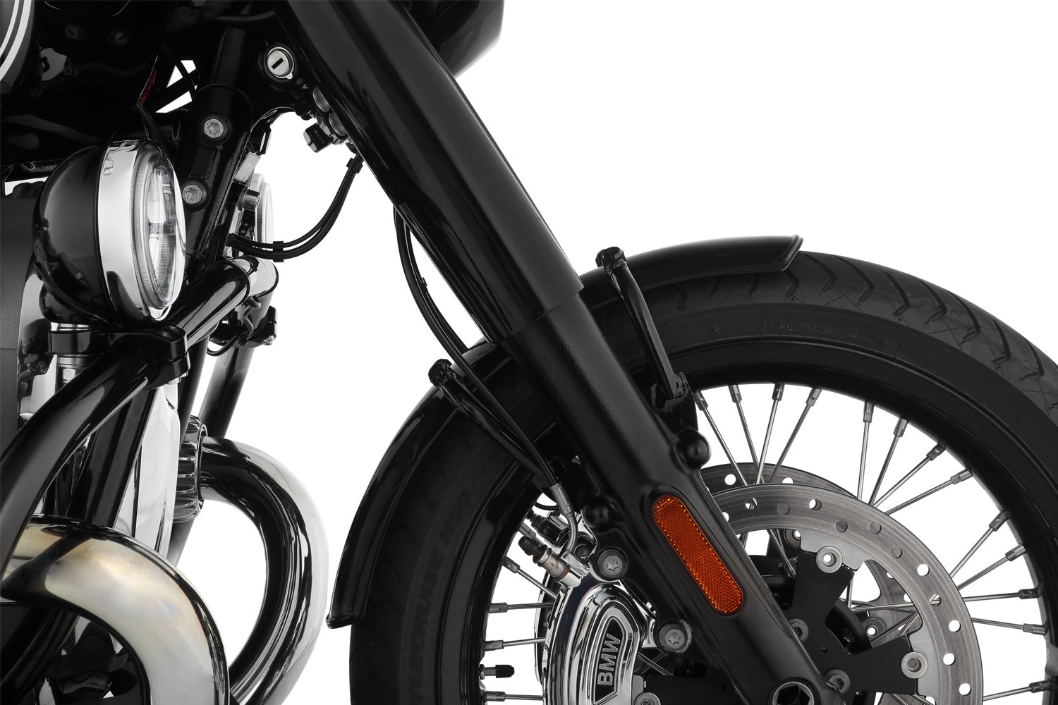 Wunderlich Front Fender Rockbob Blackstorm Metallic | BMW R 18 -   Pyramid Motorcycle Accessories