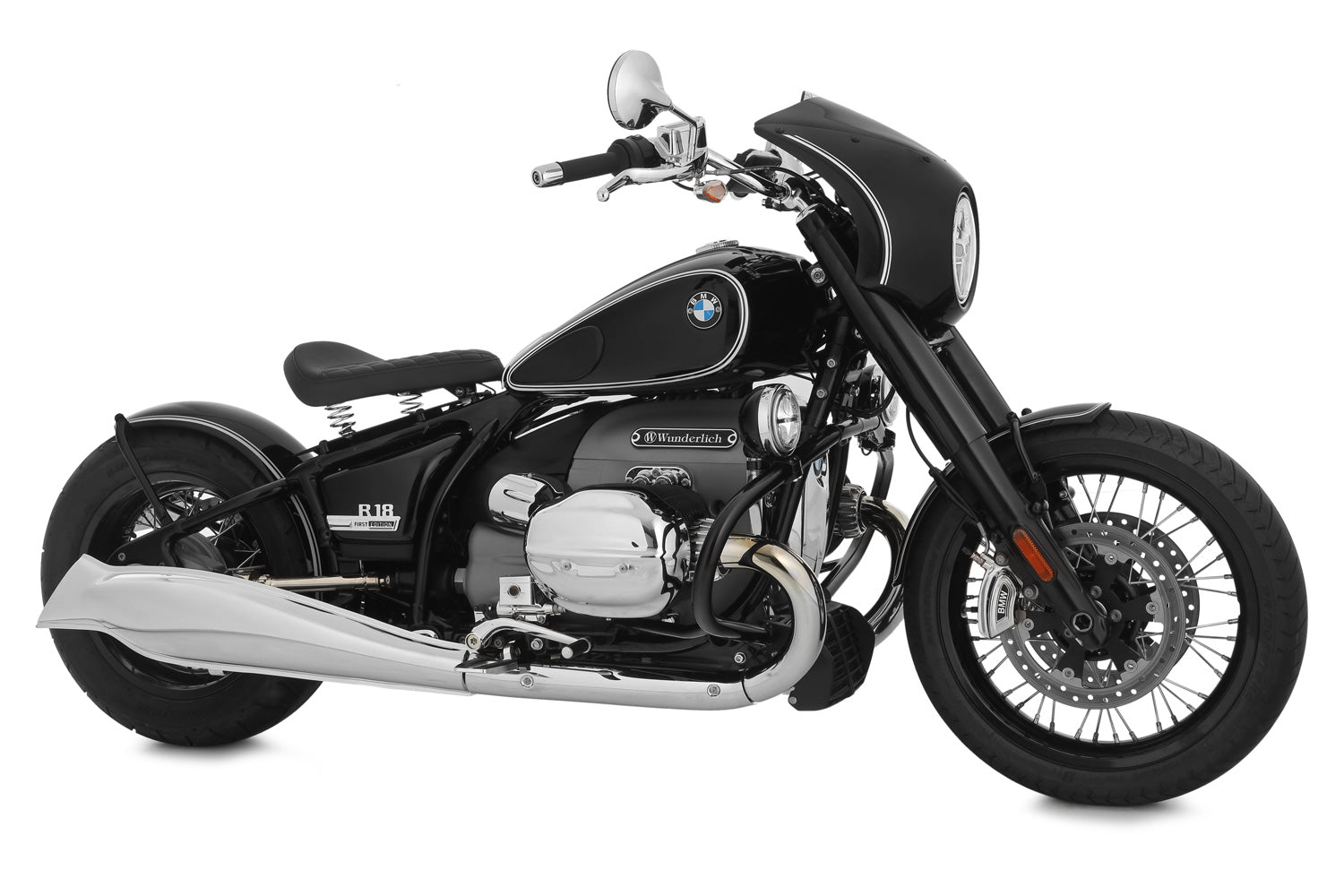 Wunderlich Front Fender Rockbob Blackstorm Metallic | BMW R 18 -   Pyramid Motorcycle Accessories