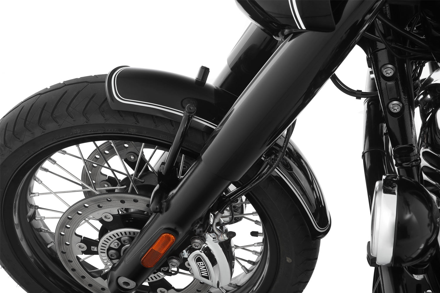 Wunderlich Front Fender Rockbob Blackstorm Metallic | BMW R 18 -   Pyramid Motorcycle Accessories