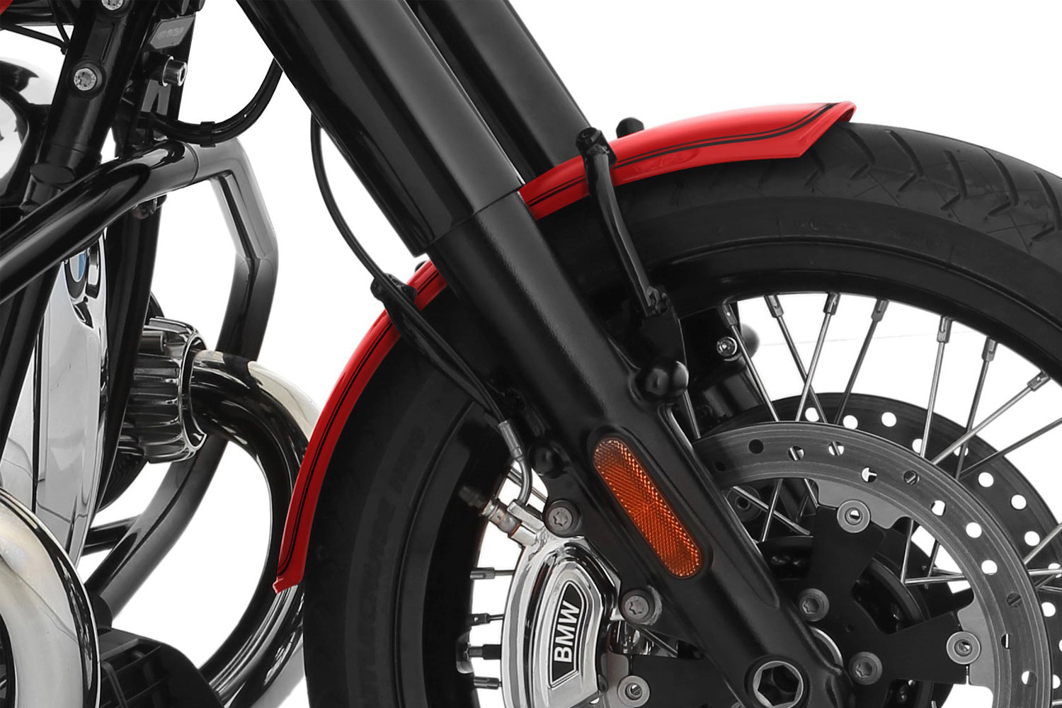 Wunderlich Front Fender Rockbob Manhattan Metallic | Black | BMW R 18 -   Pyramid Motorcycle Accessories