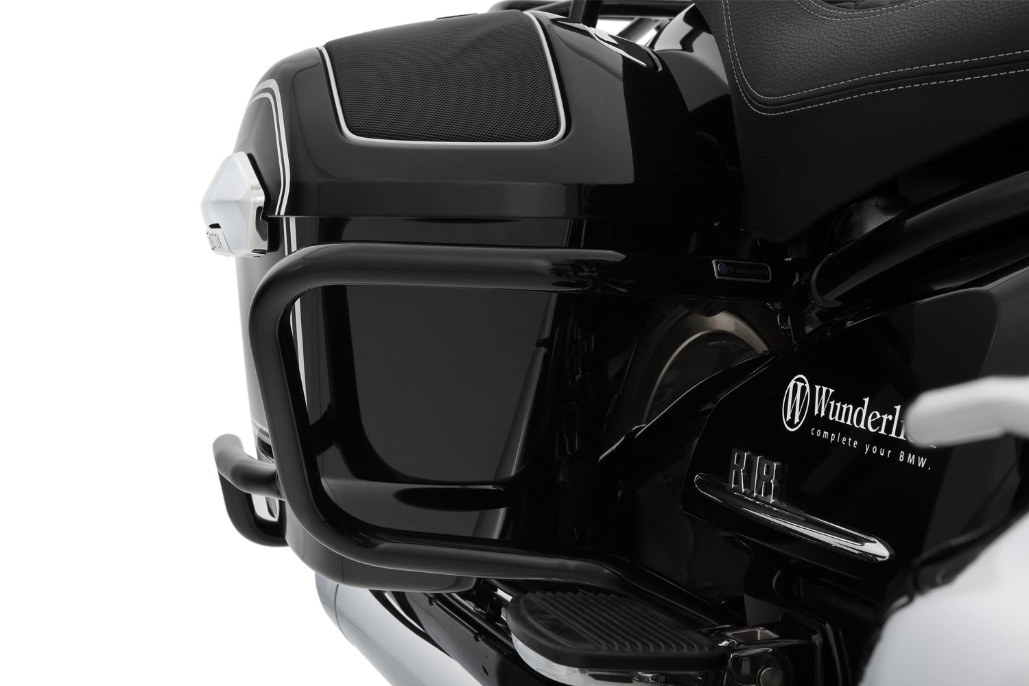 Wunderlich Case Protection Bar For Models with Emergency System | Chromed -   Pyramid Motorcycle Accessories