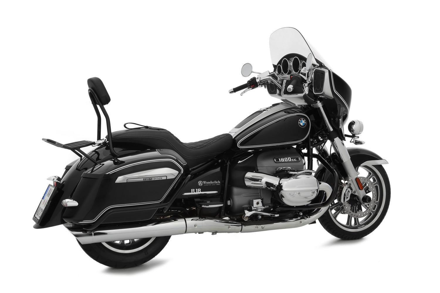 Wunderlich Case Protection Bar For Models with Emergency System | Chromed -   Pyramid Motorcycle Accessories