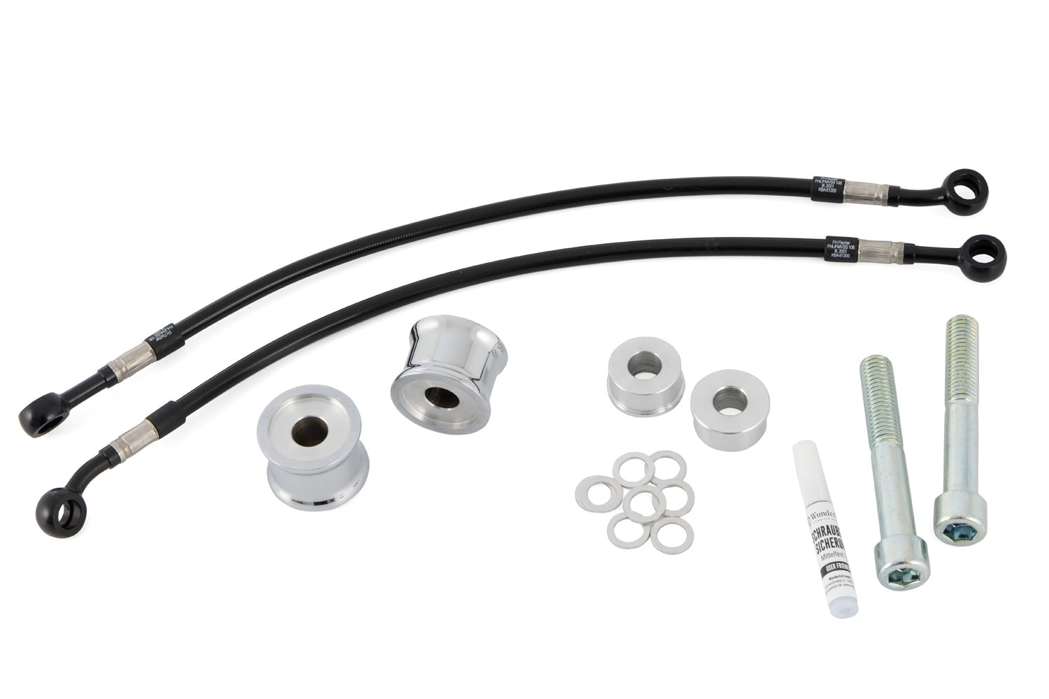 Wunderlich Handlebar Riser Ergo 25 mm | Black | BMW R 18 -   Pyramid Motorcycle Accessories