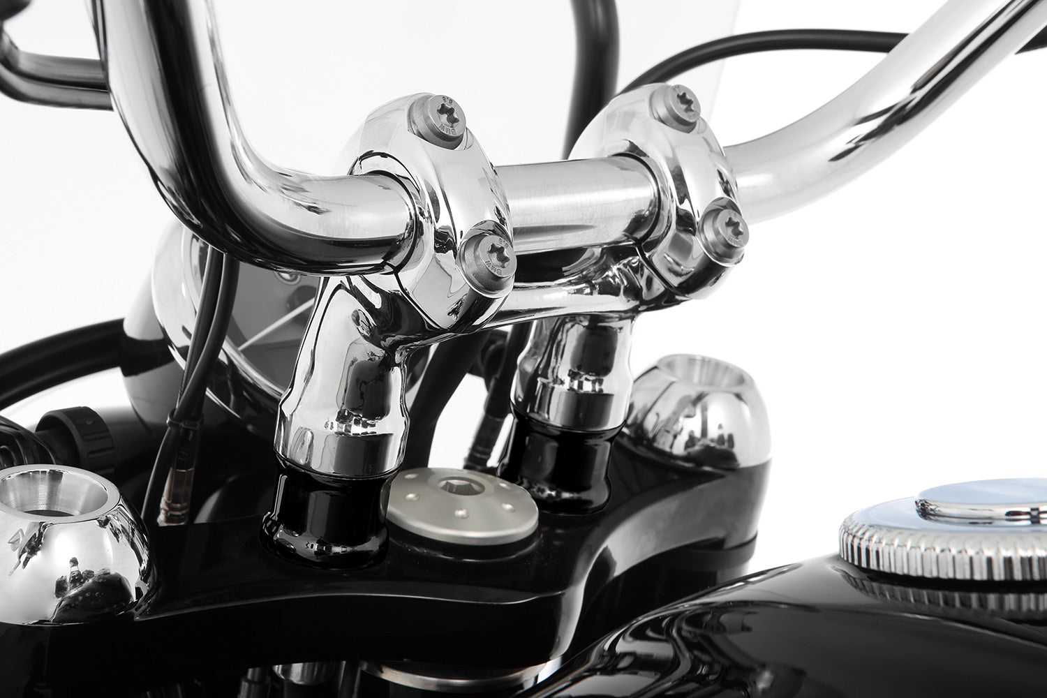 Wunderlich Handlebar Riser Ergo Pro For Models 40mm | Silver | BMW F 900 GS -   Pyramid Motorcycle Accessories