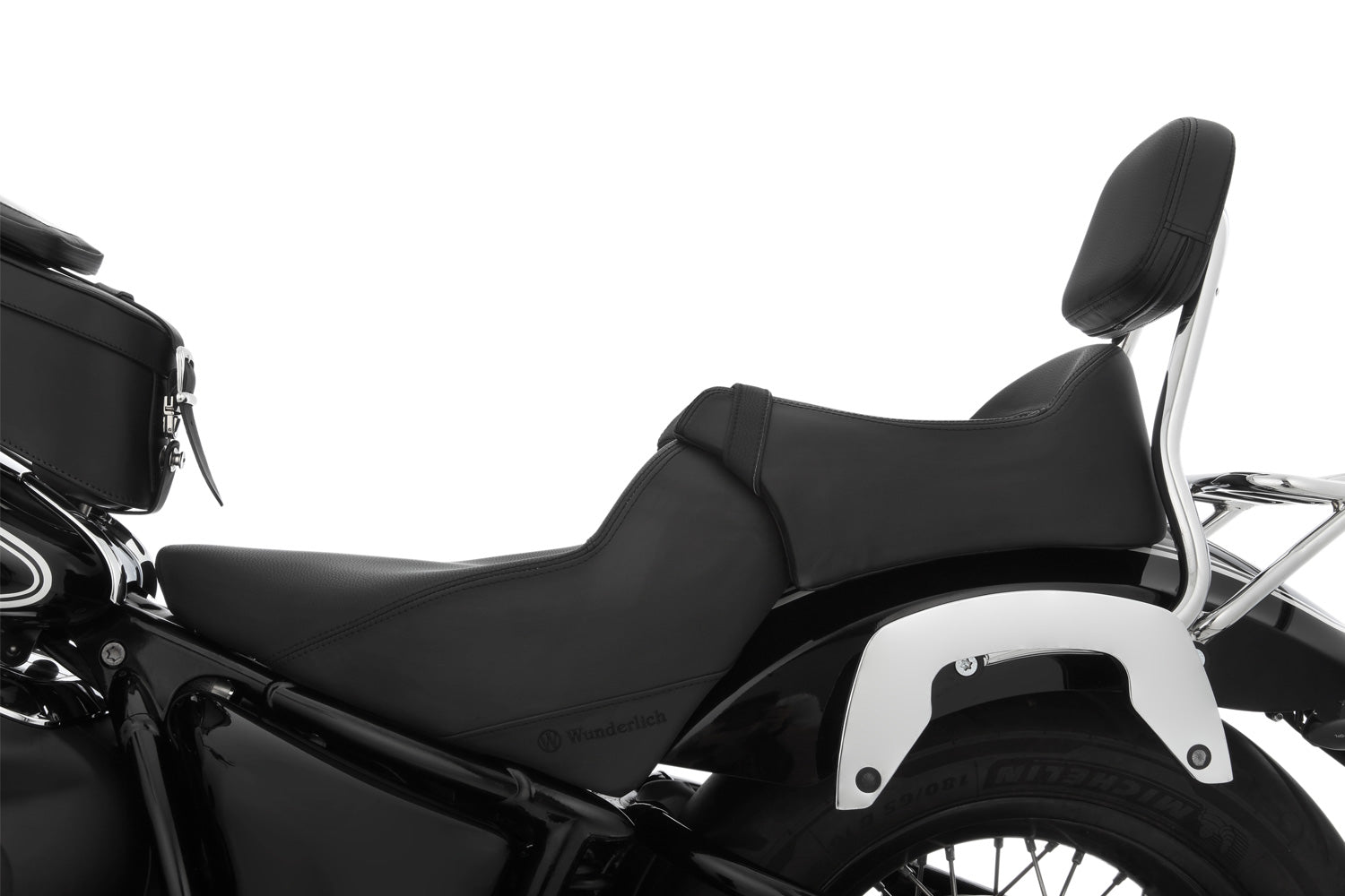 Wunderlich Aktivkomfort Rider Seat | Black -   Pyramid Motorcycle Accessories