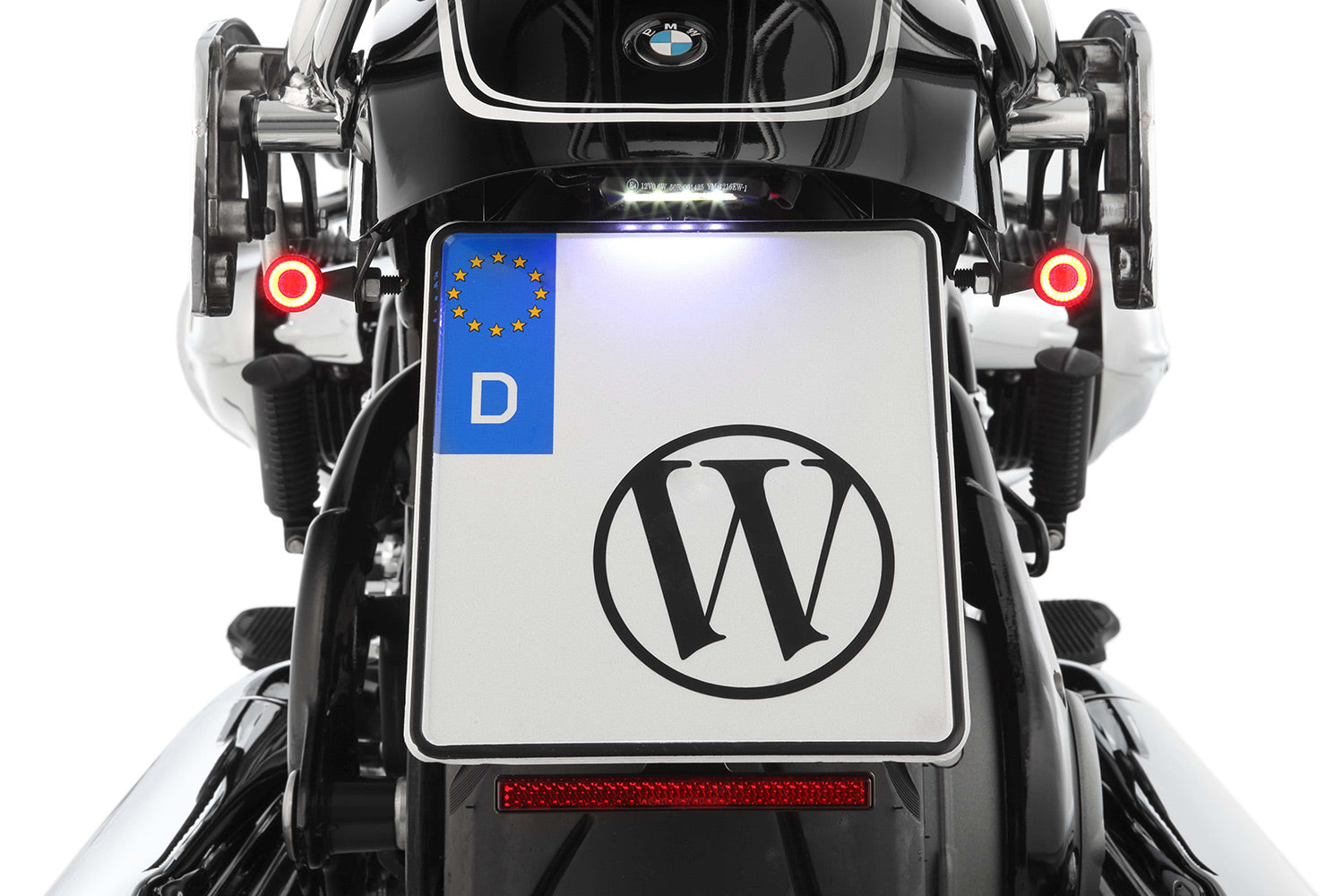 Wunderlich Pure Tail Conversion with Indicator Bracket M8 Indicator Screw Thread | Black -   Pyramid Motorcycle Accessories