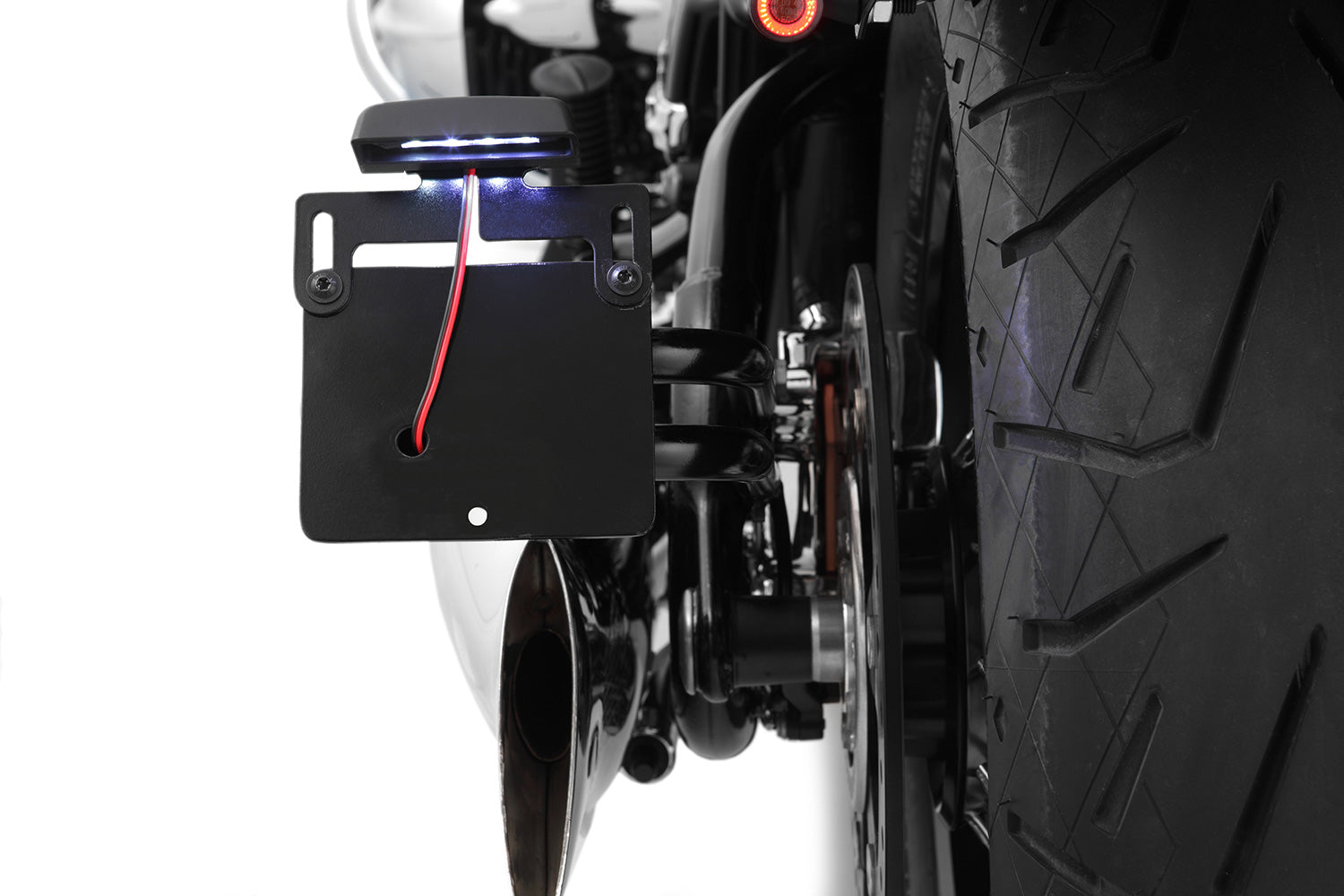 Wunderlich Pure Tail Conversion with Indicator Bracket M5 Screw Thread | Black -   Pyramid Motorcycle Accessories