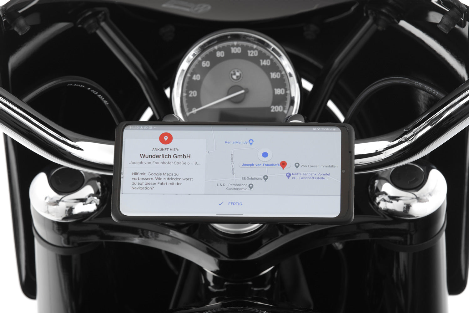 Wunderlich Universal Device Carrier | Black | BMW R 18 -   Pyramid Motorcycle Accessories