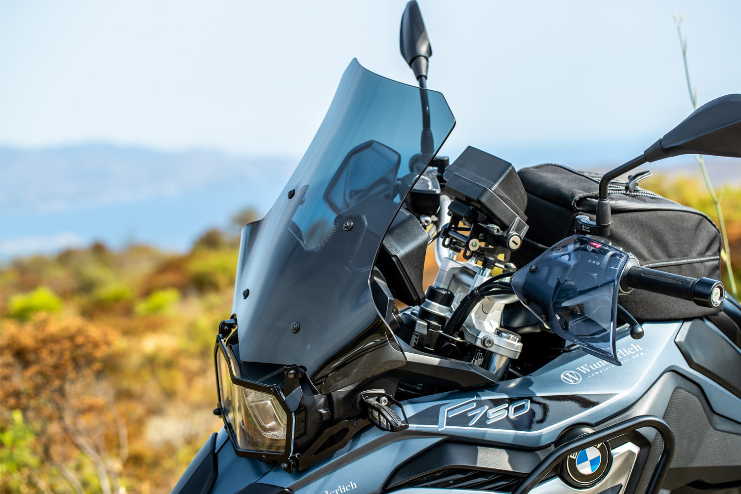 Wunderlich Windshield Marathon High | Light Smoke | BMW R 1250 R -   Pyramid Motorcycle Accessories