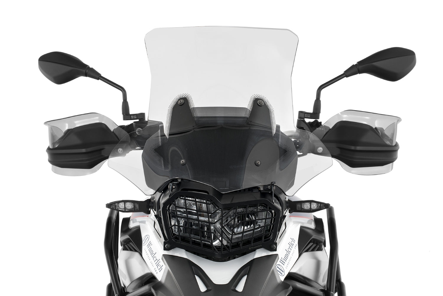 Wunderlich Windshield Marathon Carrier Long 160mm | Clear | BMW F 750 GS -   Pyramid Motorcycle Accessories