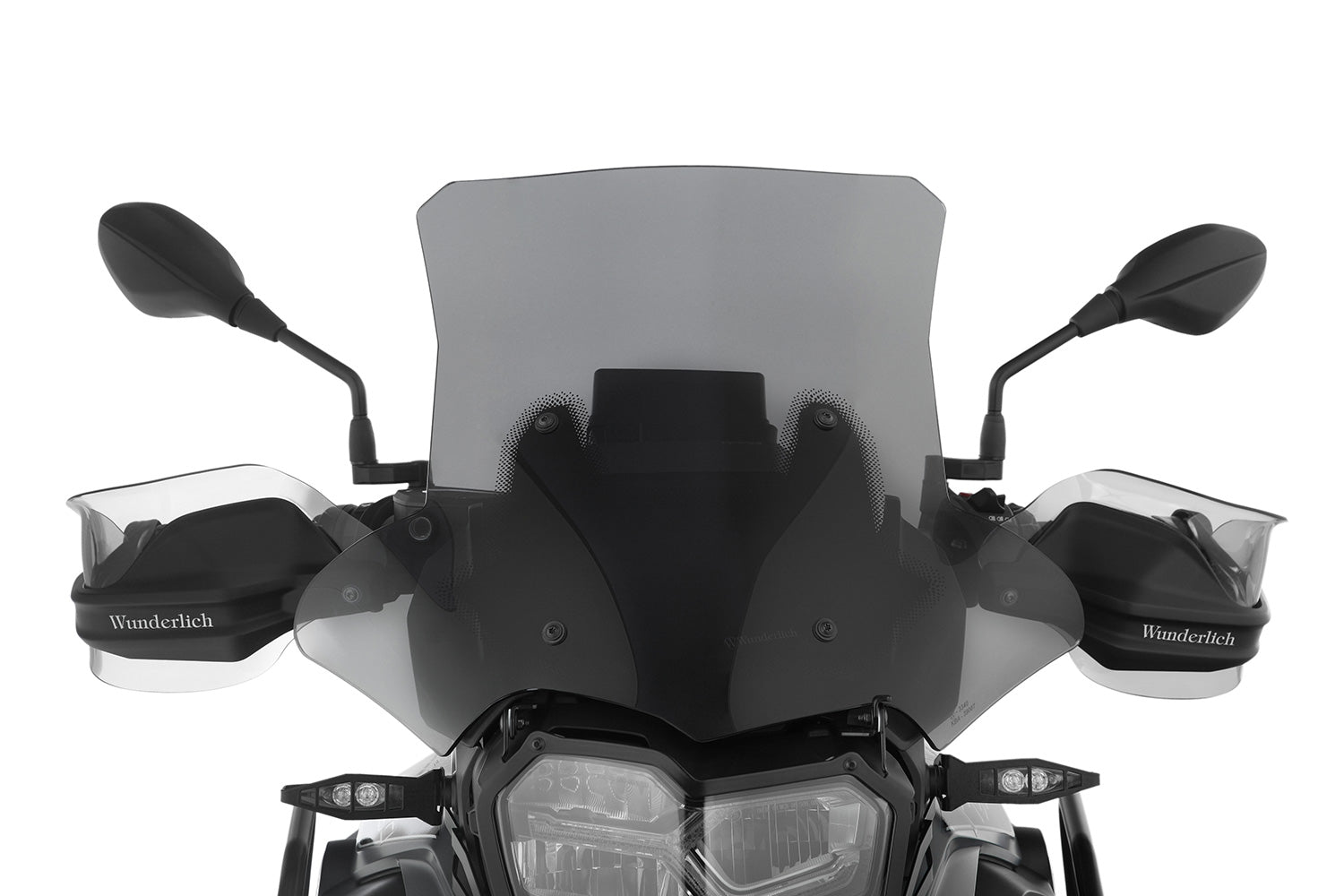 Wunderlich Windshield Marathon Carrier Long 160mm | Light Smoke | BMW F 750 GS -   Pyramid Motorcycle Accessories