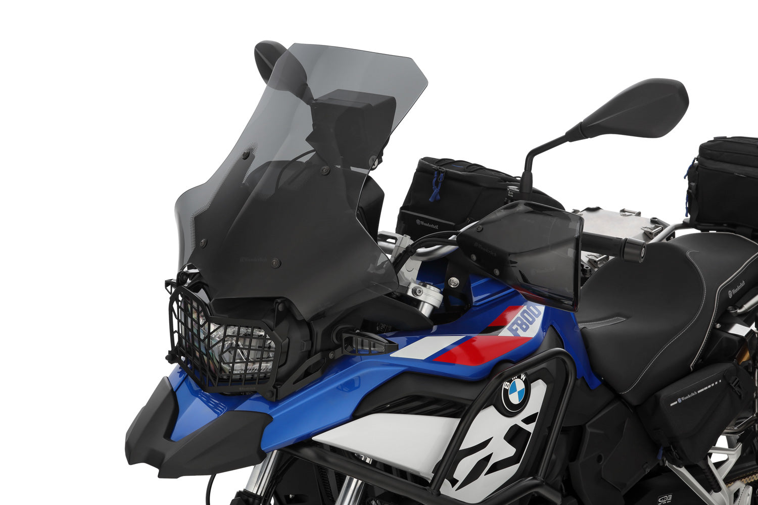 Wunderlich Windshield Marathon Carrier Long 160mm | Light Smoke | BMW F 750 GS -   Pyramid Motorcycle Accessories