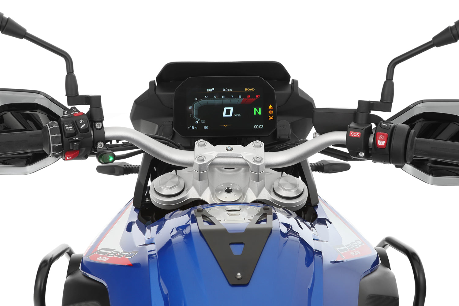 Wunderlich Windshield Flowjet | Triple Black | BMW R 1250 GS Adventure -   Pyramid Motorcycle Accessories