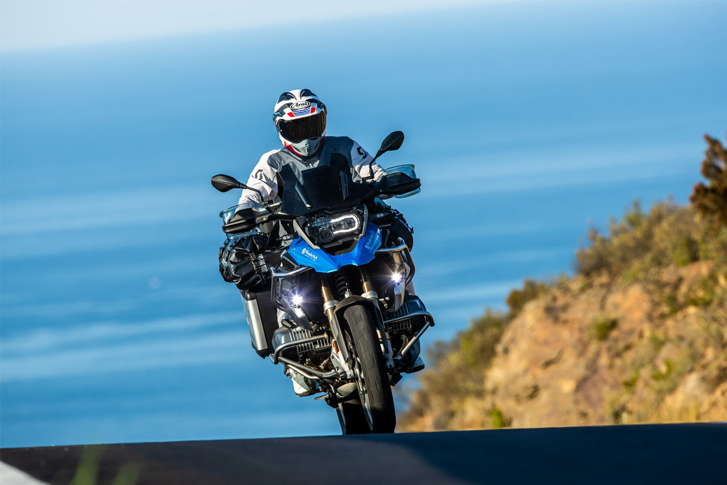 Wunderlich ERGO+ Handlebar Riser R 1300 | Silver -   Pyramid Motorcycle Accessories