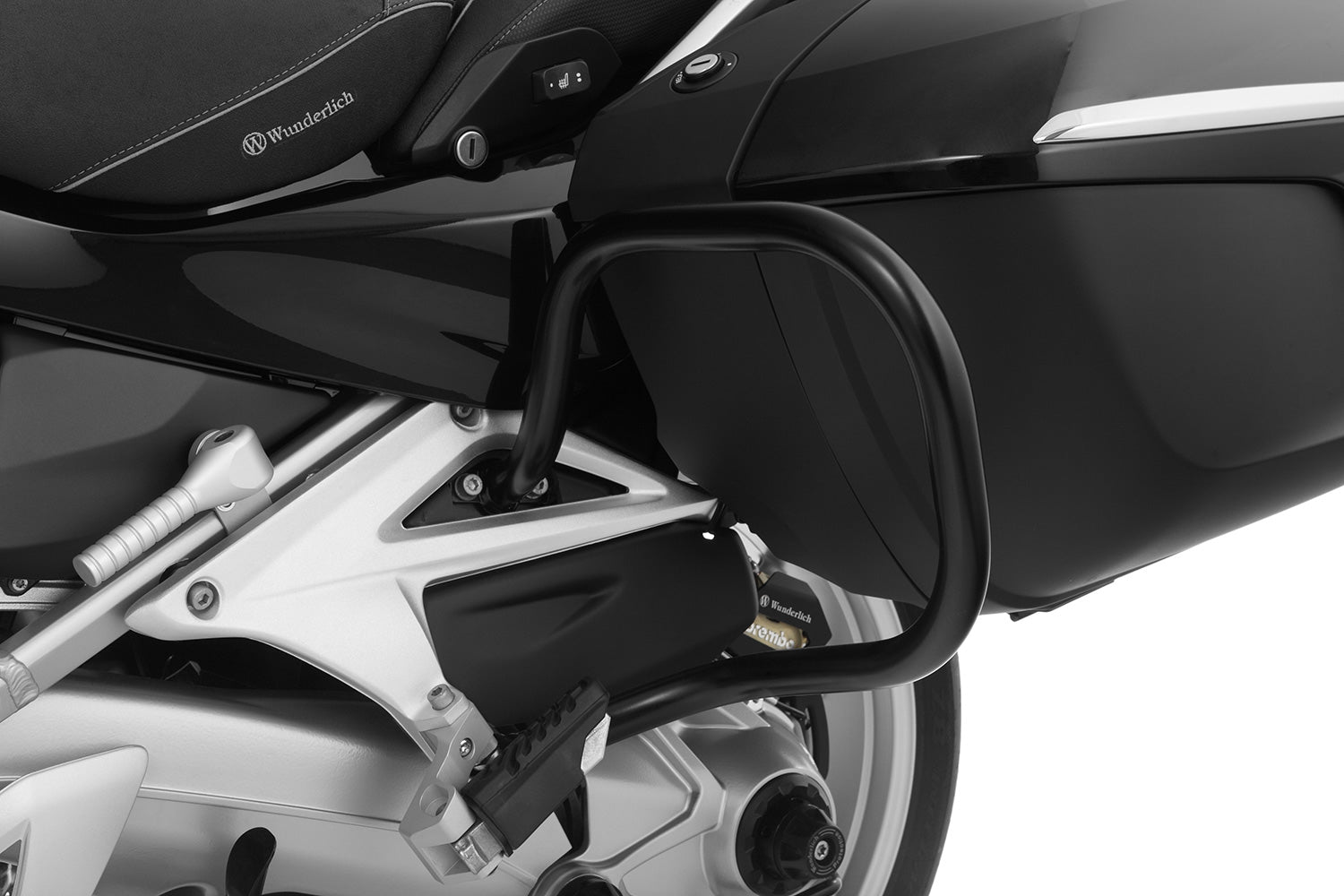Wunderlich Case Protection Bar | Black | R 1250 RT -   Pyramid Motorcycle Accessories