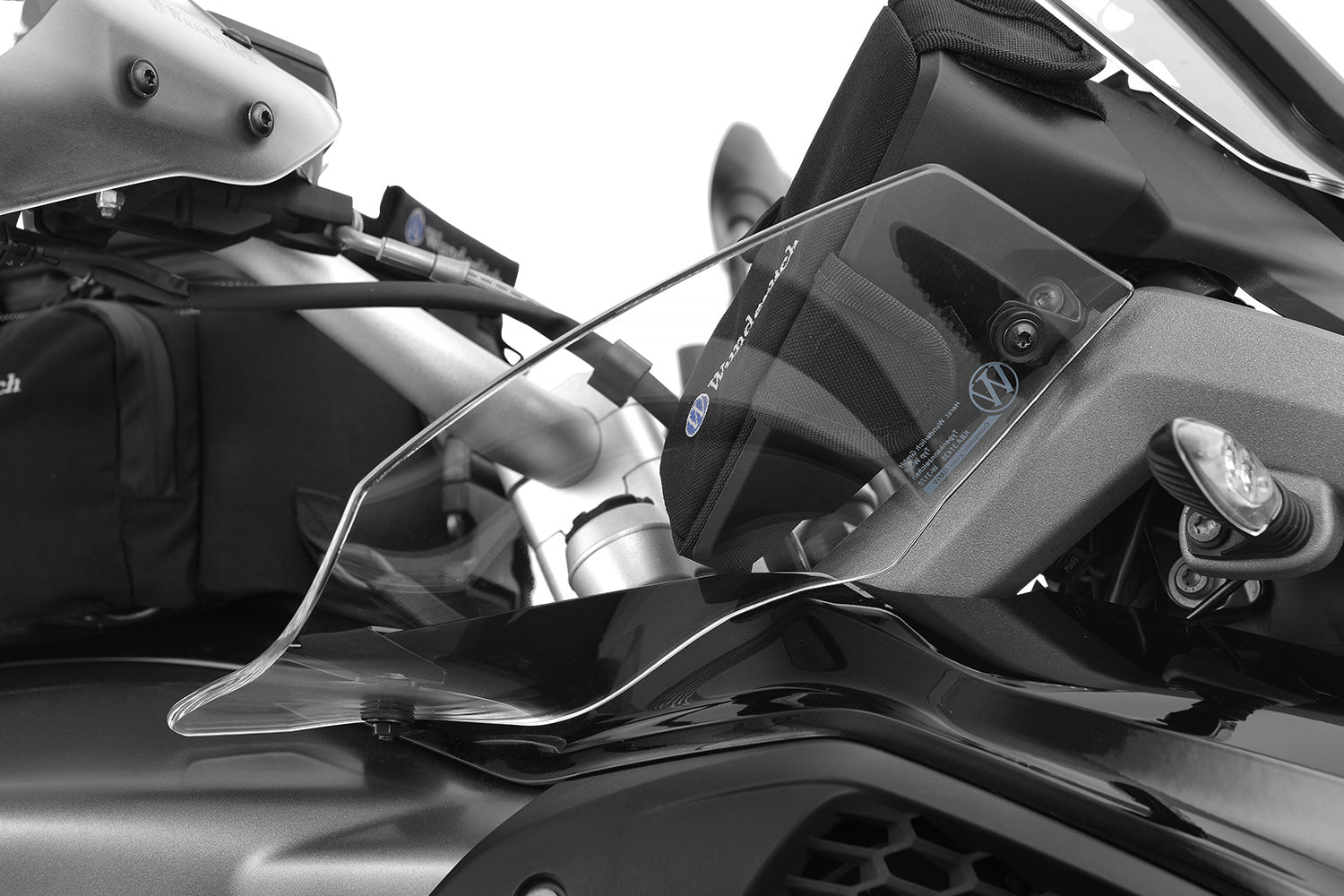 Wunderlich Wind Deflector Marathon-Plus | Light Smoke | BMW R 1200 RS -   Pyramid Motorcycle Accessories