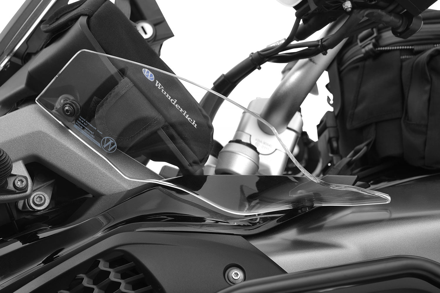 Wunderlich Wind Deflector Marathon-Plus | Light Smoke | BMW R 1200 RS -   Pyramid Motorcycle Accessories