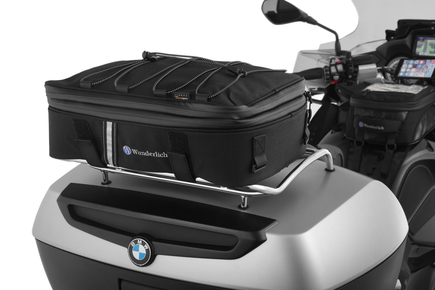Wunderlich Top Case Railing Tour | Chrome | BMW K 1300 GT -   Pyramid Motorcycle Accessories