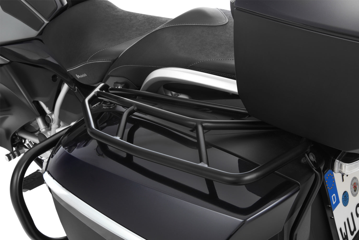 Wunderlich Luggage Rails For Original Case Right | Black | BMW R 1250 RT -   Pyramid Motorcycle Accessories