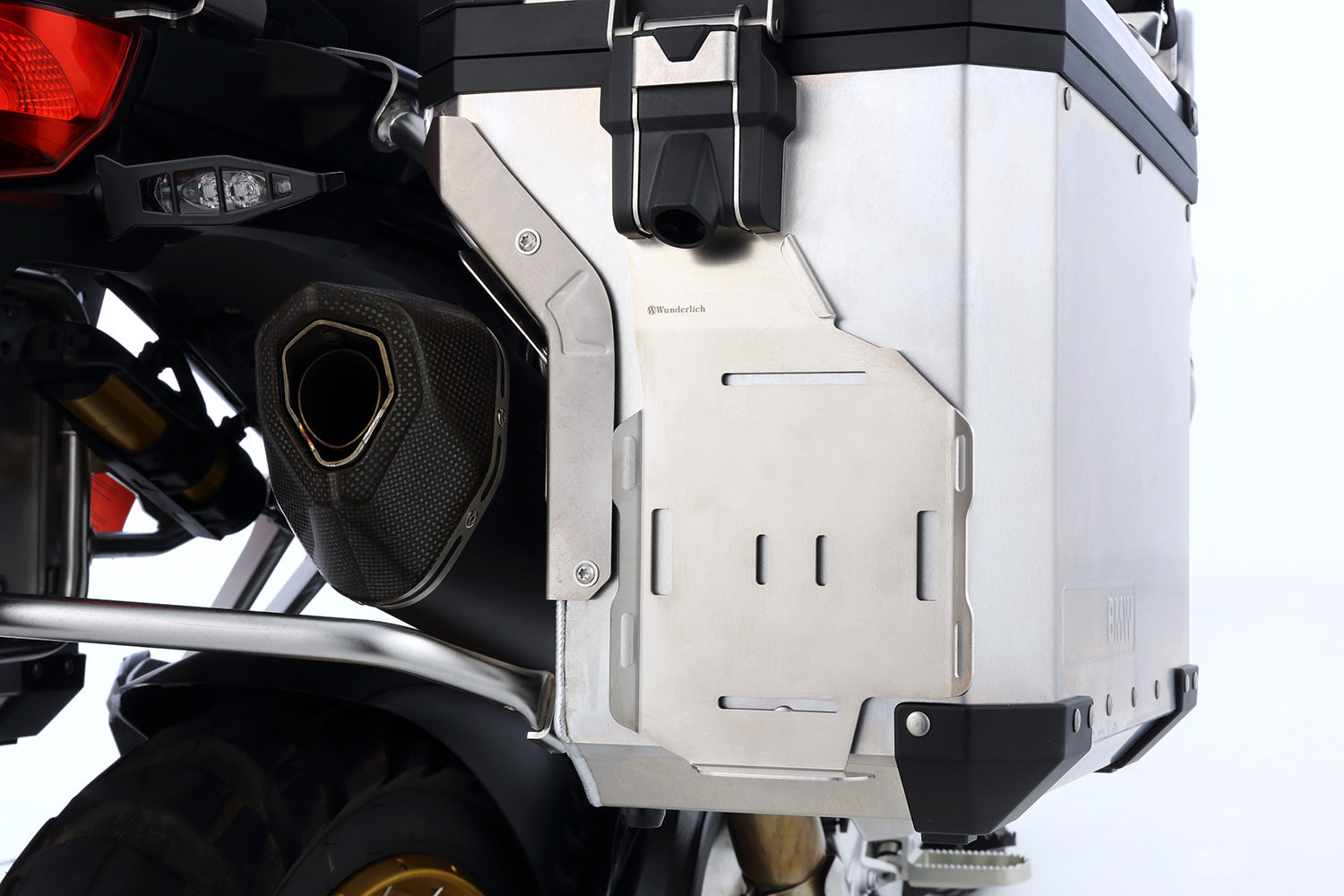 Wunderlich Case Rack Right | Silver -   Pyramid Motorcycle Accessories
