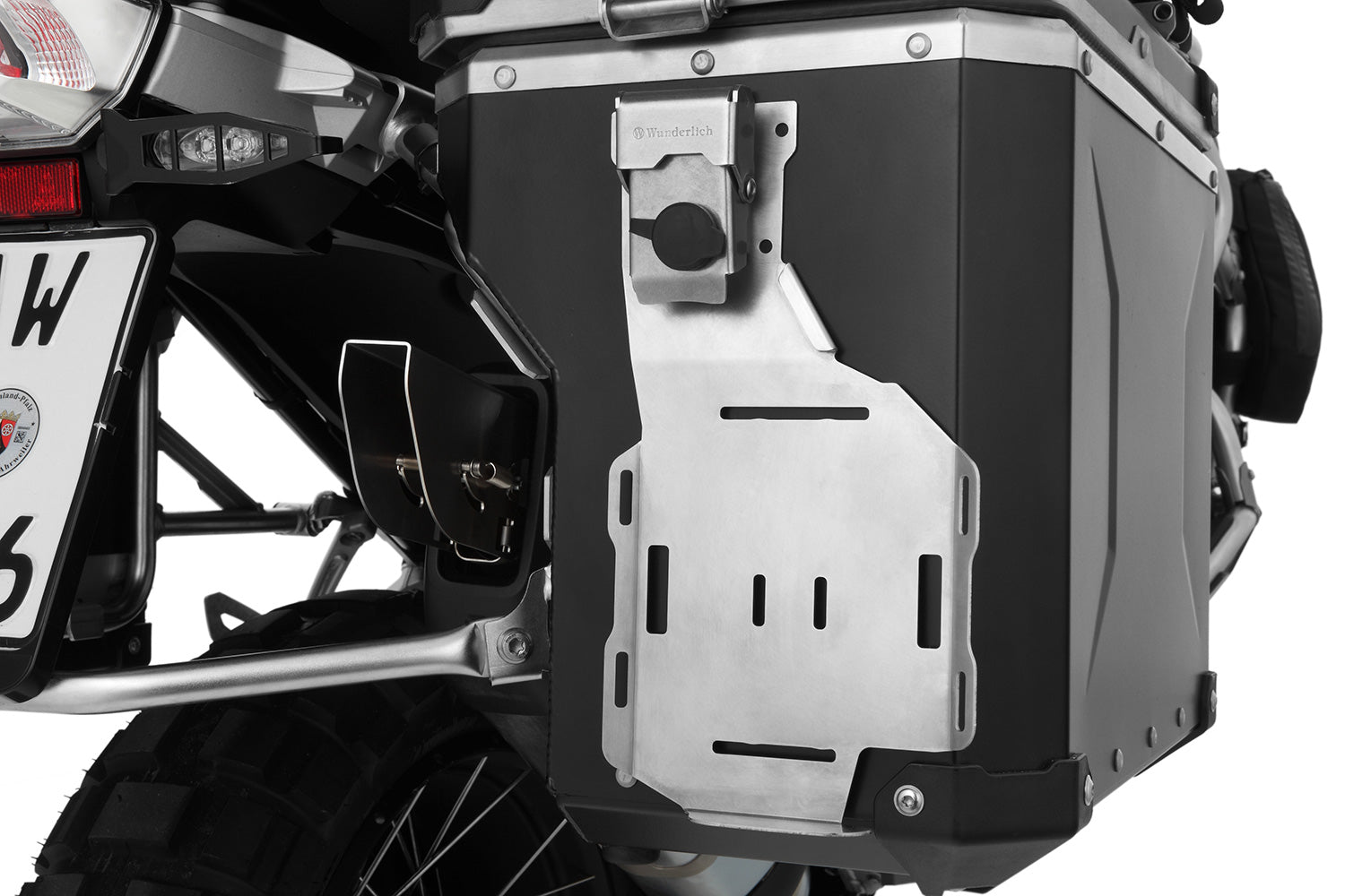 Wunderlich Case Rack Right | Silver -   Pyramid Motorcycle Accessories