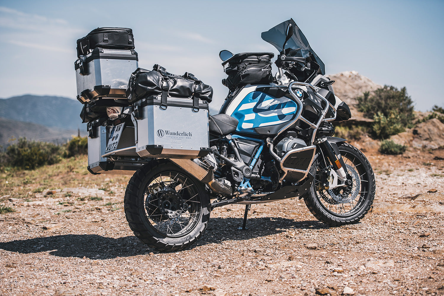 Wunderlich Luggage Net For Original Aluminium Cases | Black | BMW R 1300 GS -   Pyramid Motorcycle Accessories