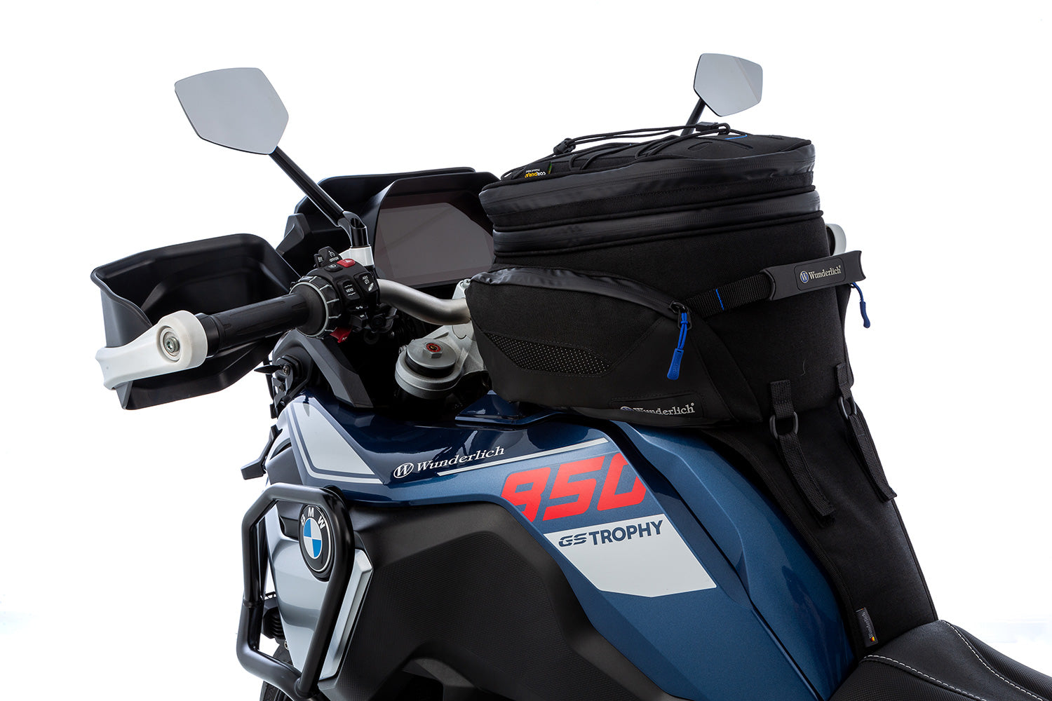 Wunderlich Mounting System For Elephant Tank Bag | Black | BMW R 1250 RT -   Pyramid Motorcycle Accessories