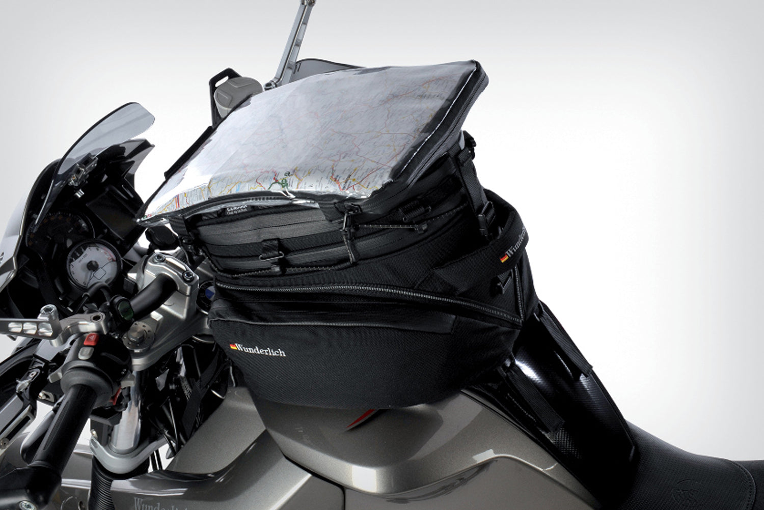 Wunderlich Mounting System For Elephant Tank Bag | Black | BMW R 850 RT -   Pyramid Motorcycle Accessories