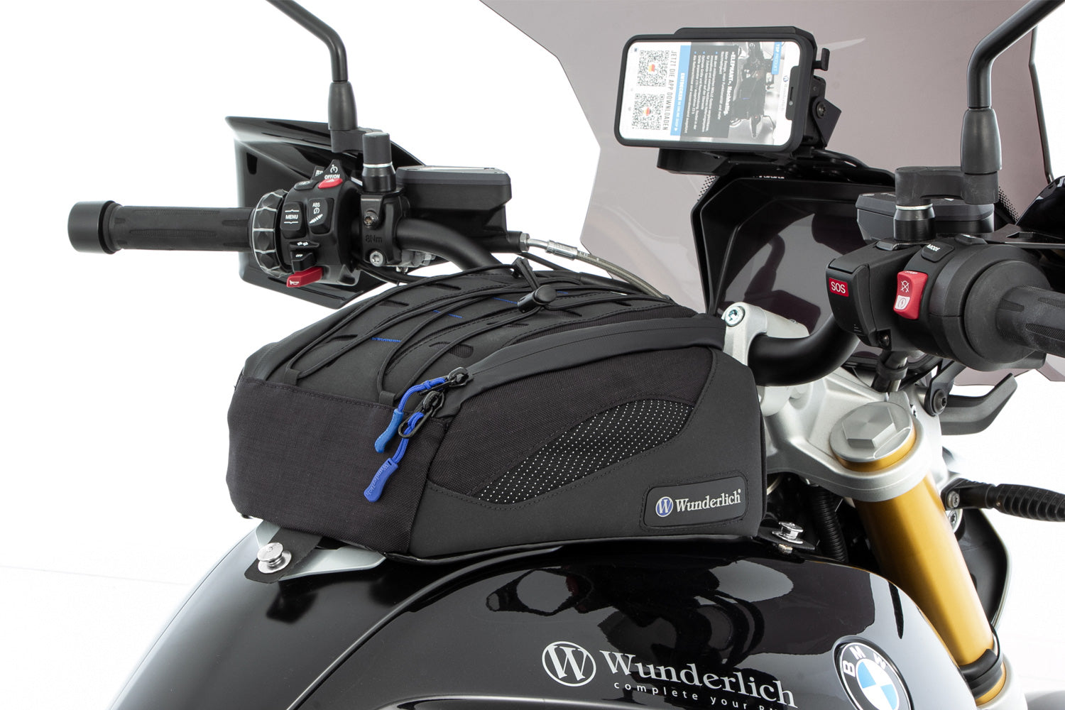 Wunderlich “Elephant Sport Edition” Tank Bag | Black | R 1250 R -   Pyramid Motorcycle Accessories