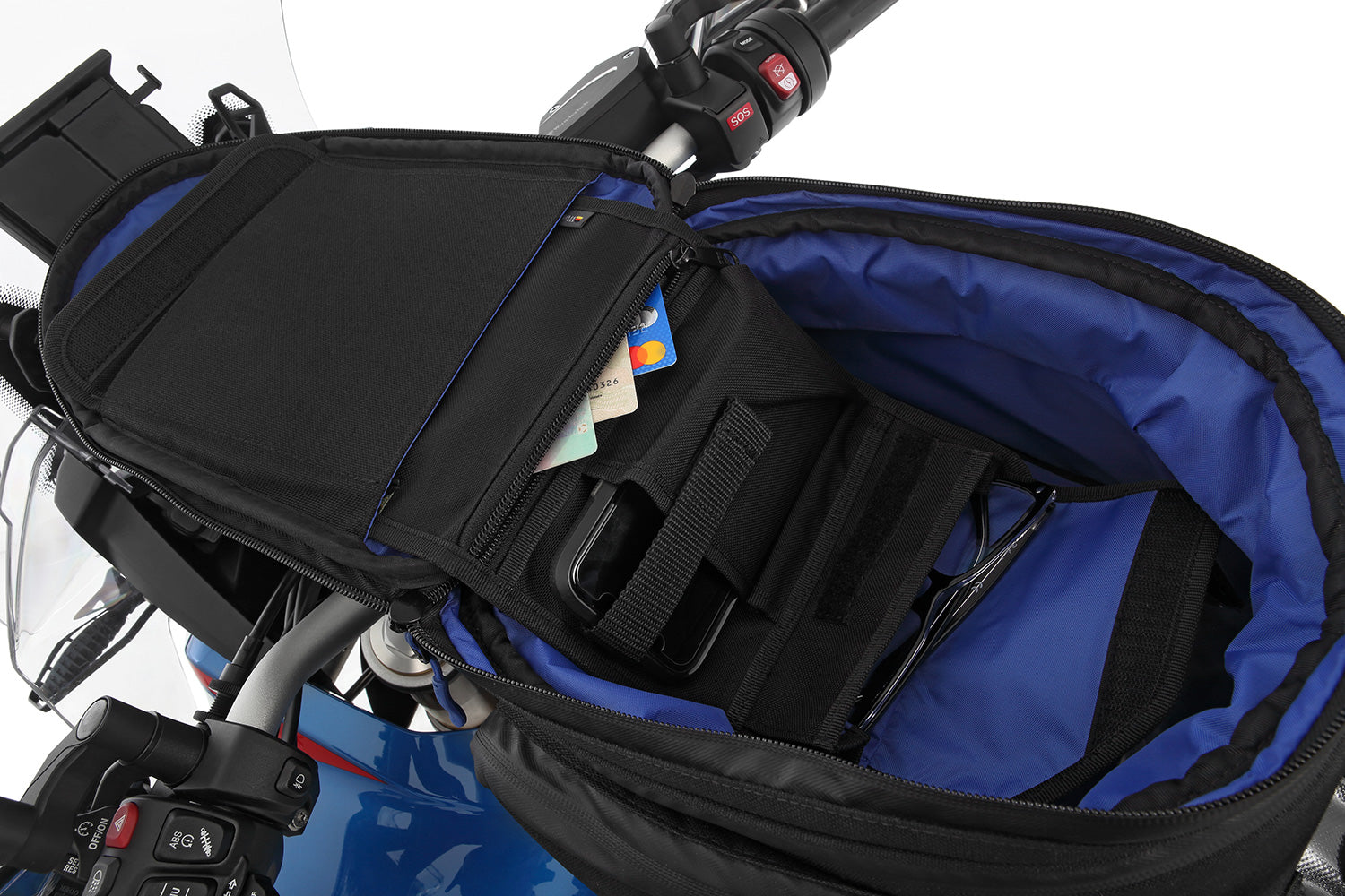 Wunderlich “Elephant” Seat and Luggage Rack Bag | Black -   Pyramid Motorcycle Accessories