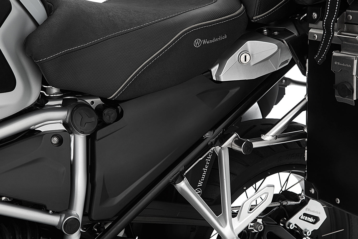 Wunderlich Frame Cover Set | Black | BMW R 1250 GS Adventure -   Pyramid Motorcycle Accessories