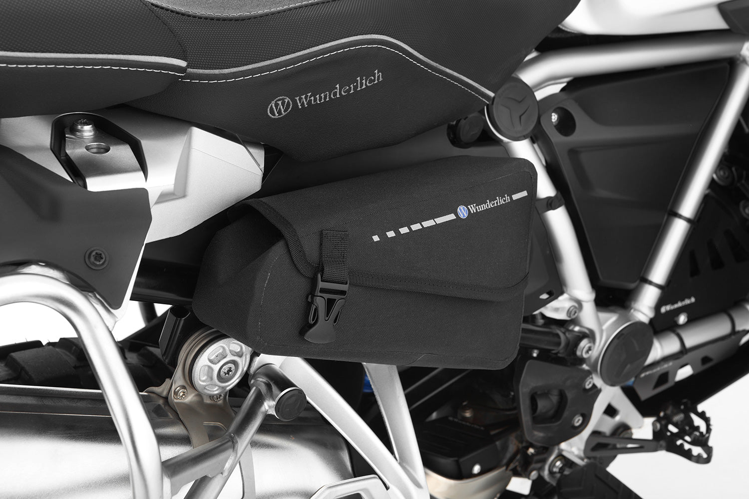 Wunderlich Frame Cover with Side Bags Drybag | Black | BMW R 1250 GS Adventure -   Pyramid Motorcycle Accessories