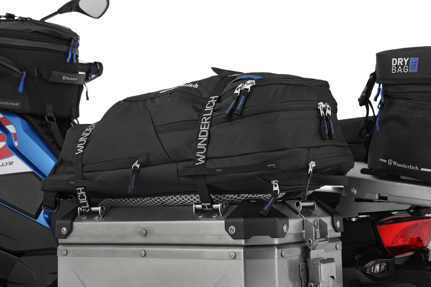 Wunderlich Organizer Bag For Motorcycle Cases Universal | Black | BMW R nineT -   Pyramid Motorcycle Accessories