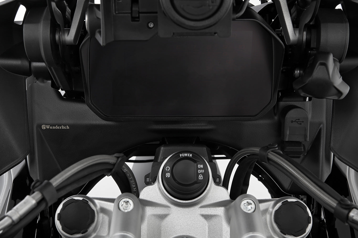 Wunderlich Sportergo Handlebar Riser 25mm | Black | S 1000 R -   Pyramid Motorcycle Accessories