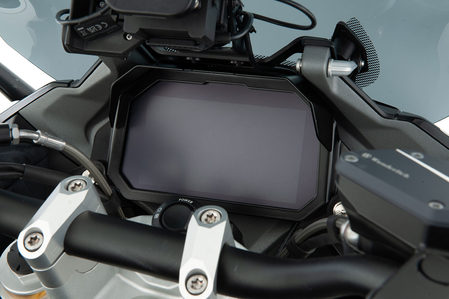 Wunderlich TFT Display Theft Protection | Black | BMW R 1250 RS -   Pyramid Motorcycle Accessories