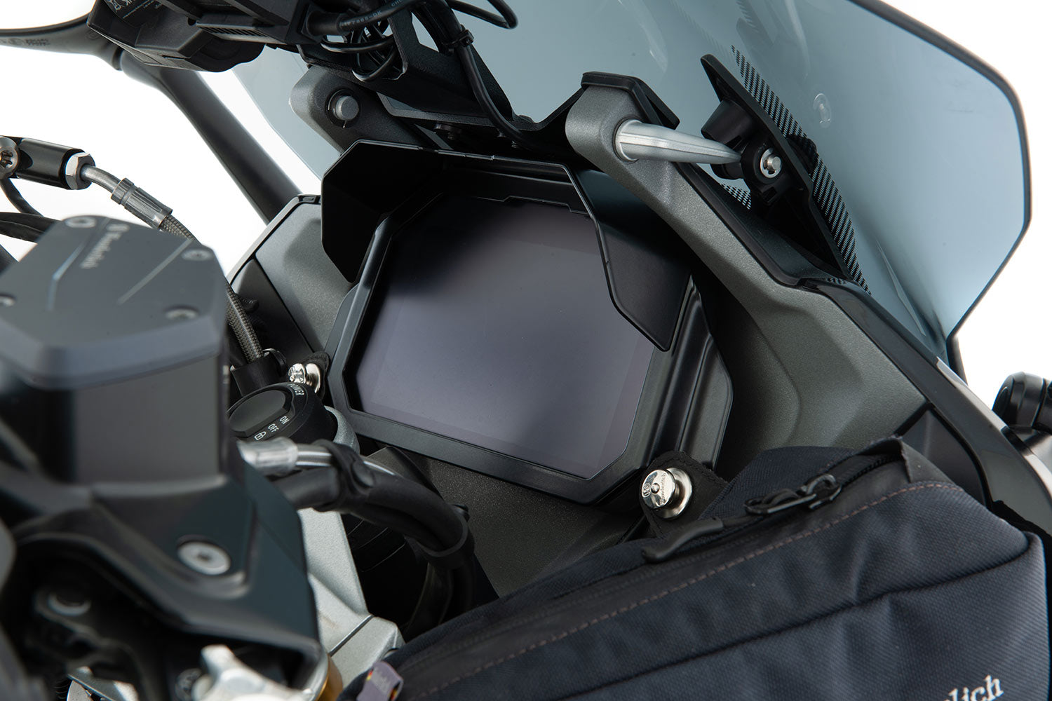 Wunderlich TFT Display Theft Protection | Black | BMW R 1250 RS -   Pyramid Motorcycle Accessories
