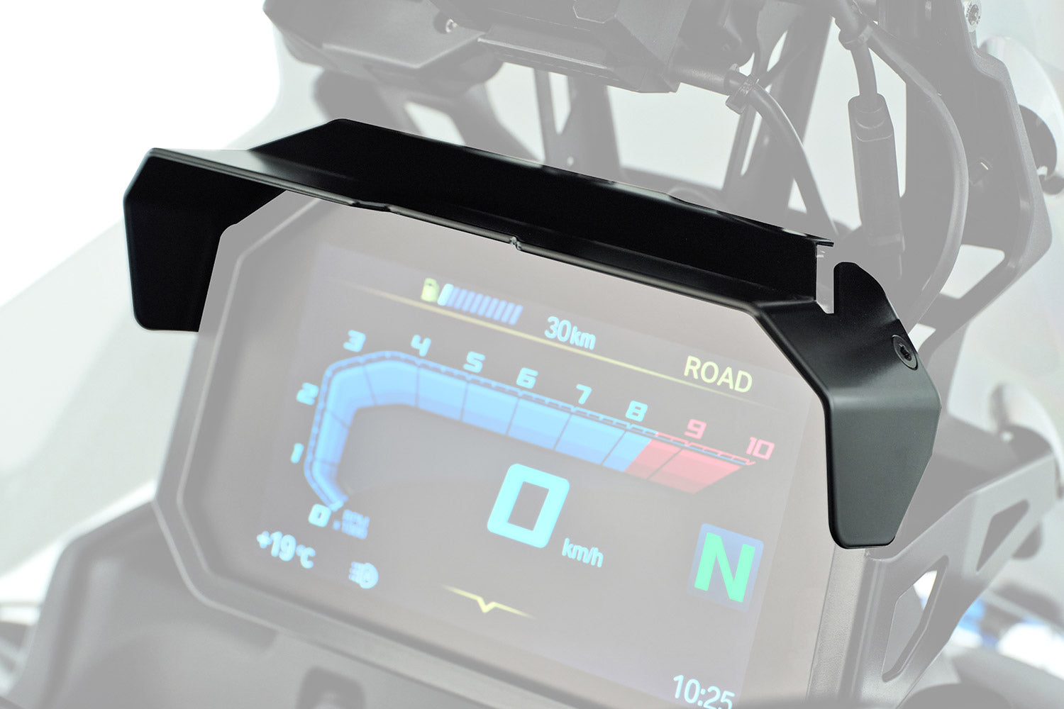 Wunderlich Cockpit Panel without Board Socket | R 1300 GS | Black -   Pyramid Motorcycle Accessories