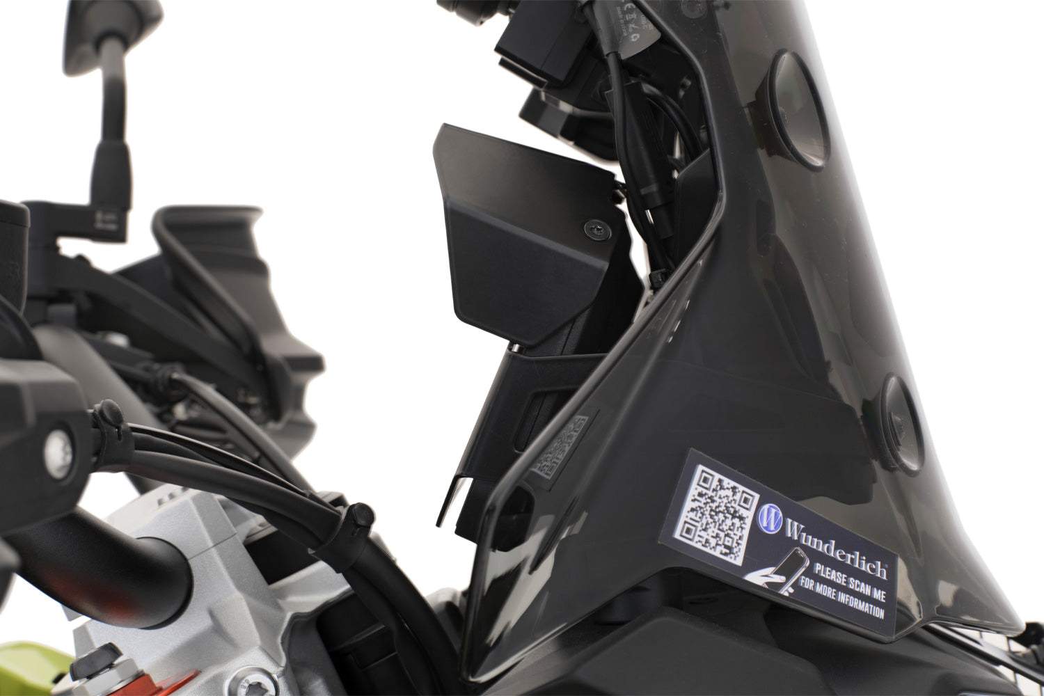 Wunderlich Sun Visor For TFT Anti-Theft Protection High | Black | BMW F 900 GS -   Pyramid Motorcycle Accessories