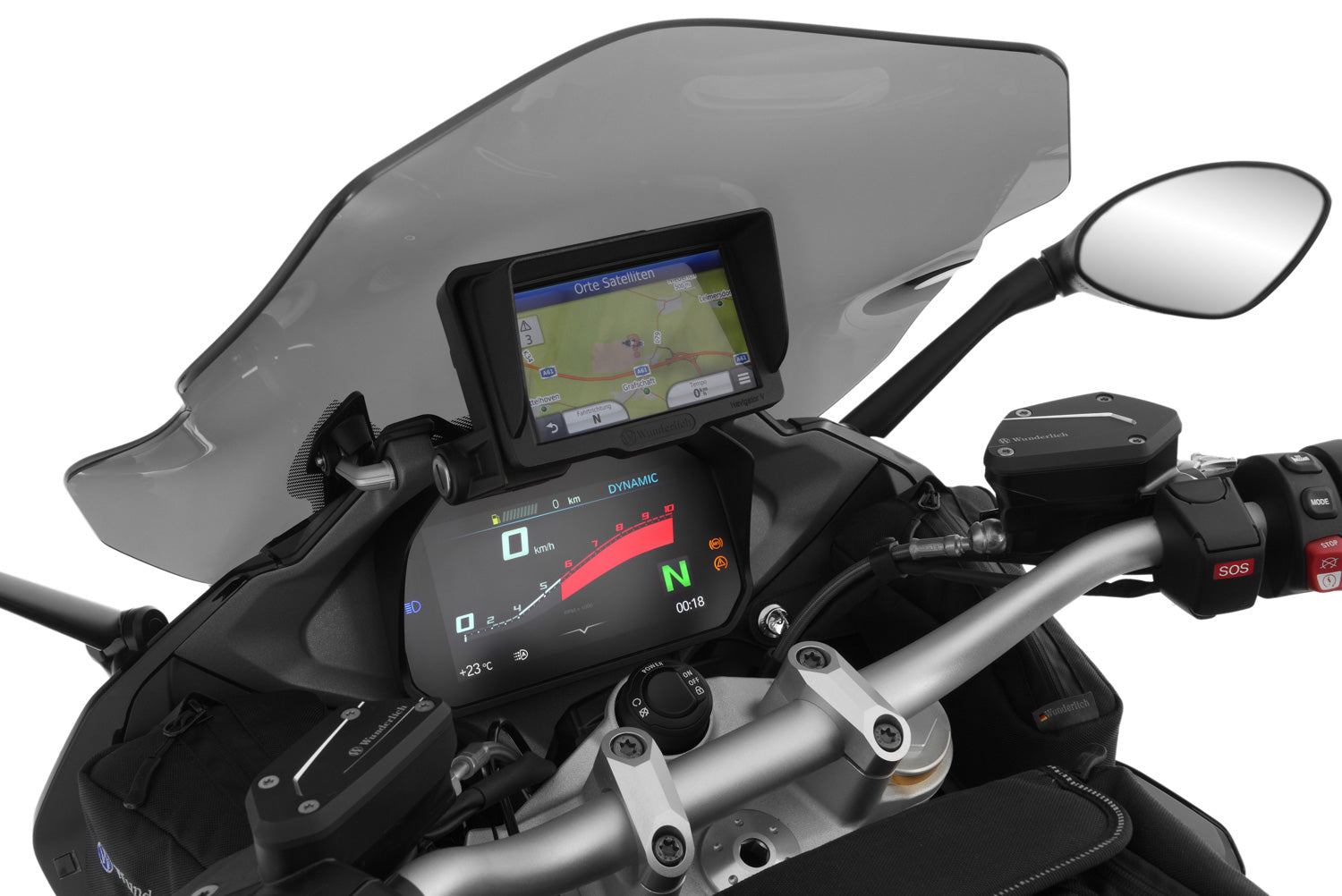 Wunderlich Base Holder For Original Navigator | F 750 GS | Black -   Pyramid Motorcycle Accessories