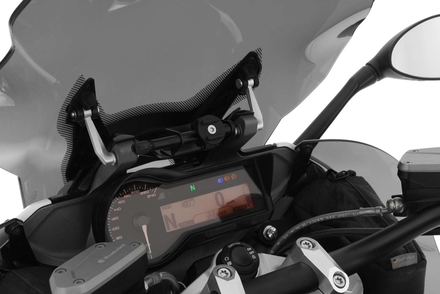 Wunderlich Universal Device Carrier | Black | BMW R 1250 R -   Pyramid Motorcycle Accessories