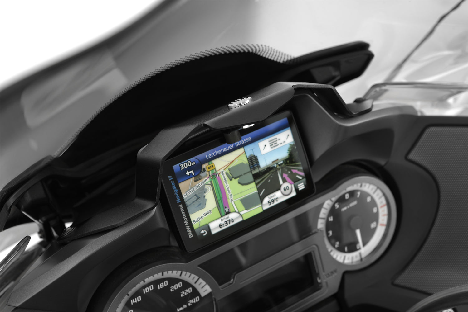 Wunderlich Security Kit For Original Navigation | Black | BMW S 1000 XR -   Pyramid Motorcycle Accessories