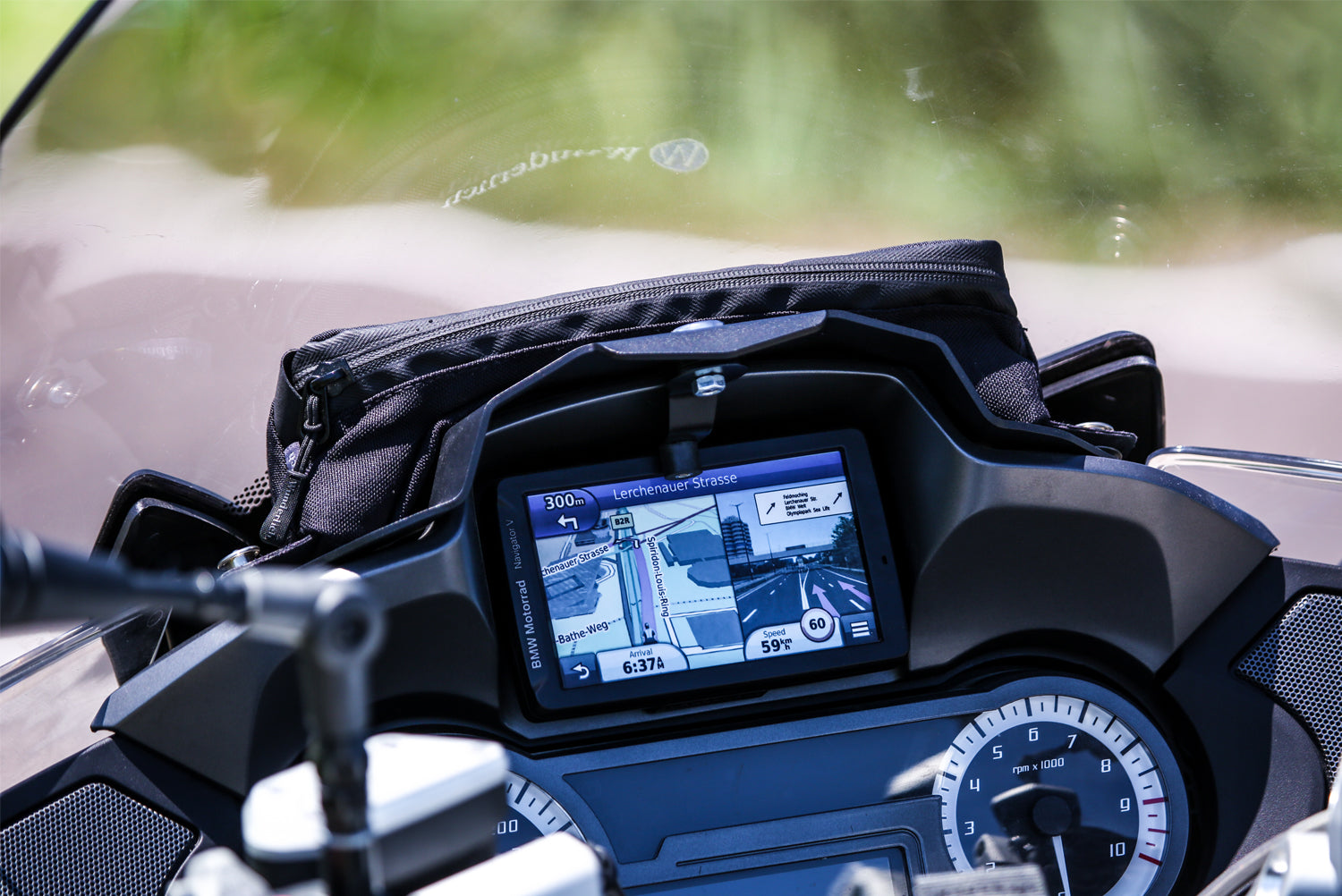 Wunderlich Security Kit For Original Navigation | Black | BMW S 1000 XR -   Pyramid Motorcycle Accessories
