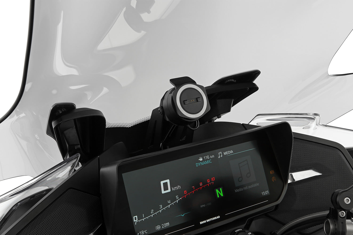 Wunderlich Universal Device Carrier | Black | BMW R 18 -   Pyramid Motorcycle Accessories
