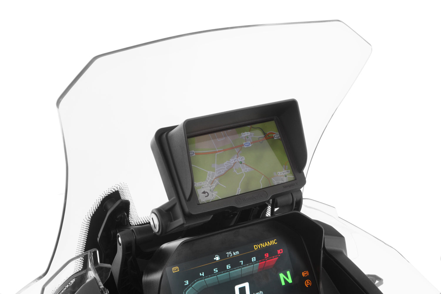 Wunderlich Base Holder For Original Navigator | F 750 GS | Black -   Pyramid Motorcycle Accessories
