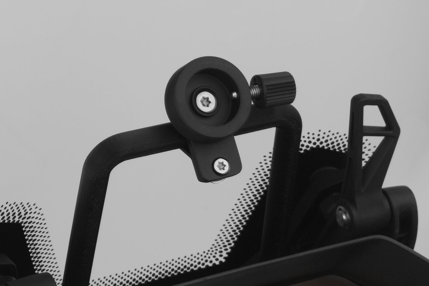 Wunderlich Multiclamp Circular Pipe Adapter | Black | BMW R nineT -   Pyramid Motorcycle Accessories