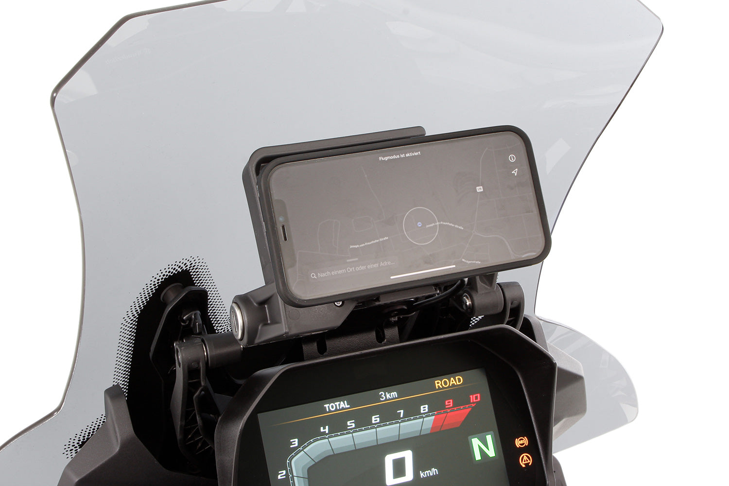 Wunderlich Usb Charging Box Multiclamp | Black | BMW R nineT -   Pyramid Motorcycle Accessories