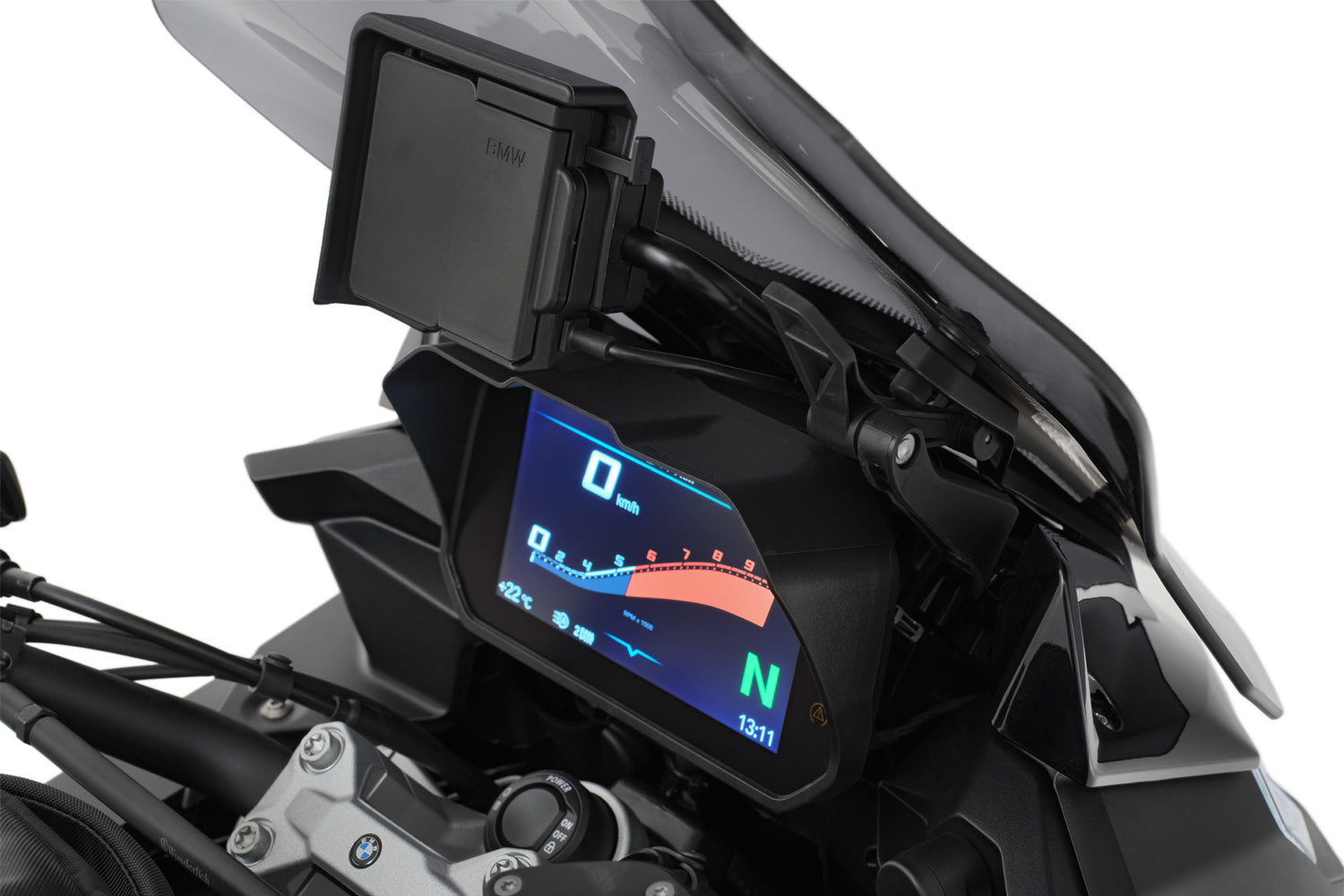 Wunderlich Universal Device Carrier | Black | BMW R 1200 RS -   Pyramid Motorcycle Accessories