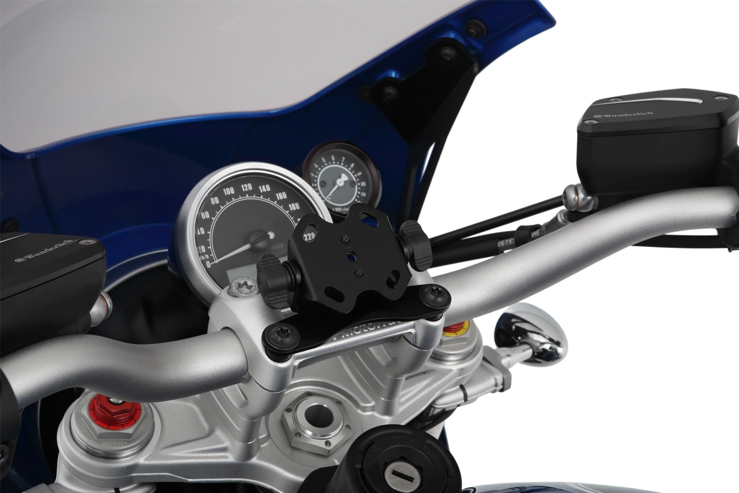 Wunderlich Navigation Holder For Equipment Carrier Universal | Black | BMW R nineT -   Pyramid Motorcycle Accessories