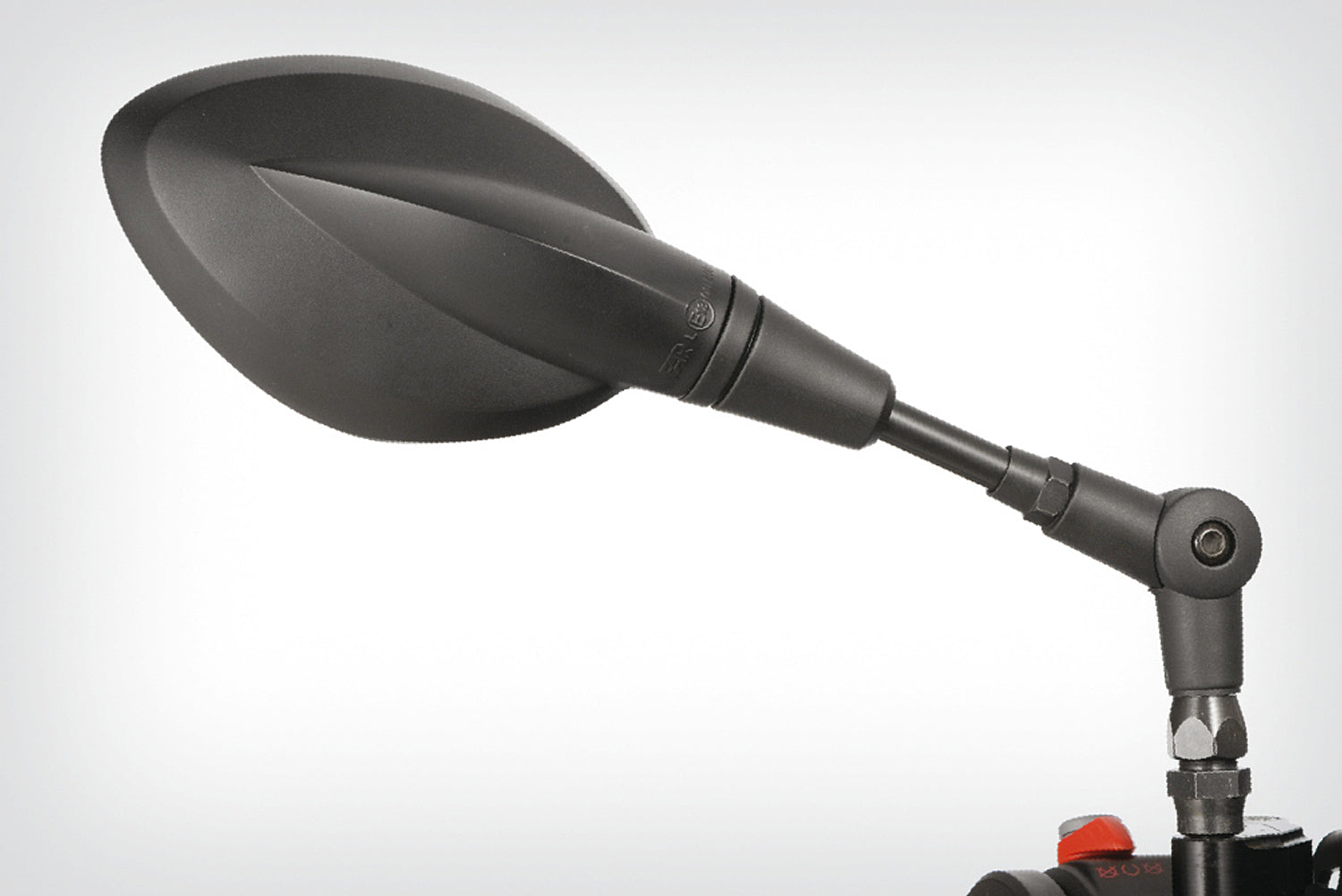 Wunderlich Ergo-Sport Motorbike Mirror Flash | Black -   Pyramid Motorcycle Accessories