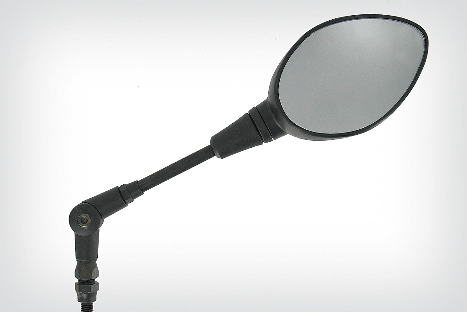 Wunderlich Ergo-Sport Motorbike Mirror Flash | Black -   Pyramid Motorcycle Accessories